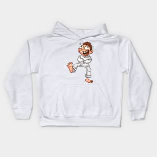 Puro Codiciado Loco Blanco Kids Hoodie